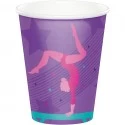 Gymnastics Party Paper Cups (Pack of 8)