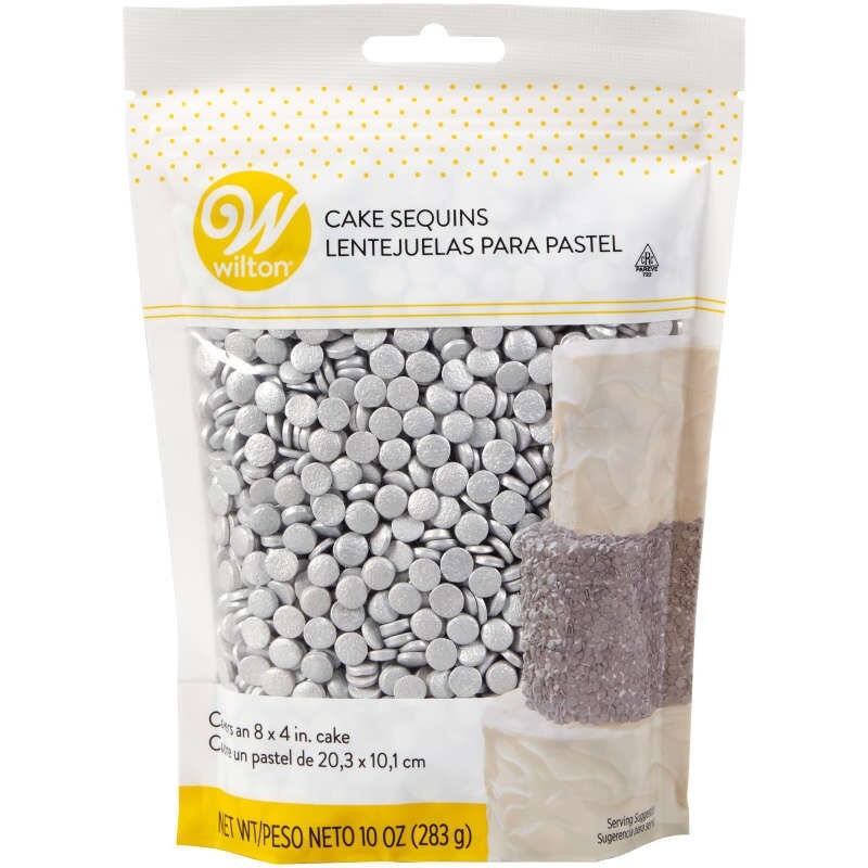 Wilton Silver Sequins (283g) | Wilton Party Supplies