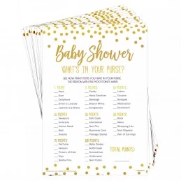 Baby Shower Purse Game (Set of 24) | Games