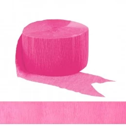 Hot Pink Crepe Streamer | Streamers Party Supplies