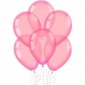30cm Neon Crystal Pink Balloons (Pack of 10)