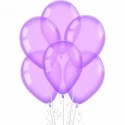 30cm Neon Crystal Purple Balloons (Pack of 10)