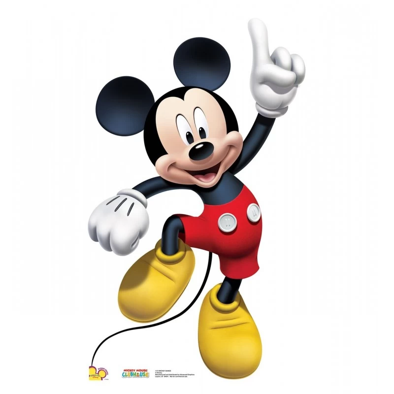 Lifesize Mickey Mouse Cardboard Cutout | Mickey Mouse Party Supplies | Who  Wants 2 Party