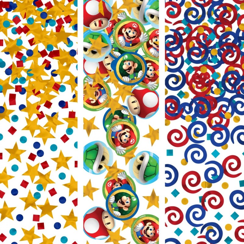 Super Mario Confetti Scatters | Super Mario Party Supplies