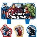 Marvel Avengers Candles (Set of 4)