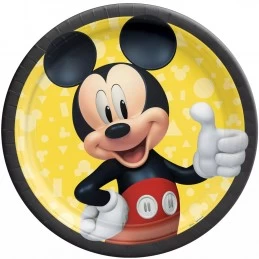 Mickey Mouse Large Plates (Pack of 8) | Mickey Mouse Party Supplies