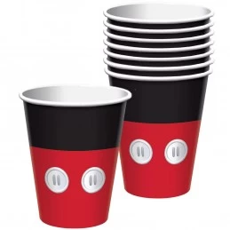 Mickey Mouse Paper Cups (Pack of 8) | Mickey Mouse Party Supplies