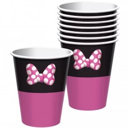 Forever Minnie Mouse Paper Cups (Pack of 8) | Minnie Mouse Party Supplies