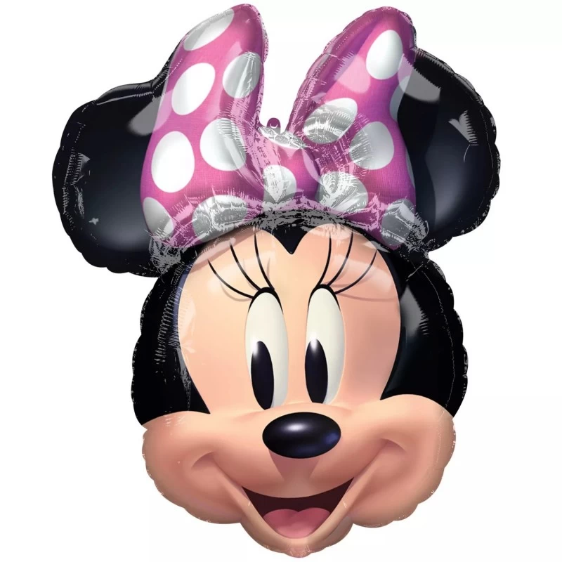 Shaped Minnie Mouse Foil Balloon | Minnie Mouse Party Supplies