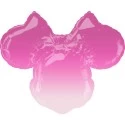 Shaped Ombre Minnie Mouse Foil Balloon