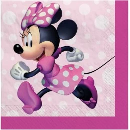 Forever Minnie Mouse Small Napkins (Pack of 16) | Minnie Mouse Party Supplies
