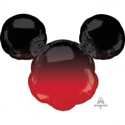 Shaped Ombre Mickey Mouse Foil Balloon | Mickey Mouse Party Supplies