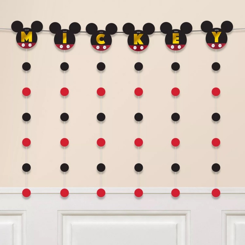 Mickey Mouse String Garland Banner Mickey Mouse String Garland Banner