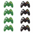Level Up Gaming Controller Erasers (Pack of 8)
