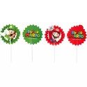 Wilton Super Mario Cupcake Picks (Pack of 24)