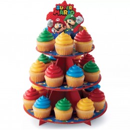 Wilton Super Mario Cupcake Stand | Super Mario Party Supplies