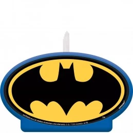 Heroes Unite Batman Candle | Batman Party Supplies
