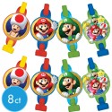 Super Mario Party Blowers (Pack of 8)