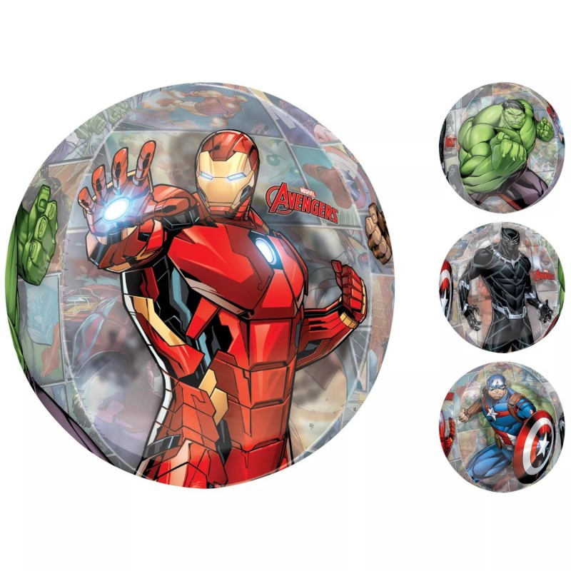 See-Thru Marvel Avengers Orbz Balloon | Avengers Party Supplies
