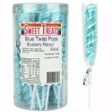 Blue Twist Lollipops (Pack of 24) BB JUL 23