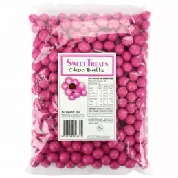 Pink Chocolate Balls (1kg) | Lollies Party Supplies