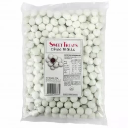 White Chocolate Balls (1kg) | Lollies Party Supplies