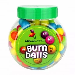 Rainbow Coloured Gumballs | Lollies Party Supplies