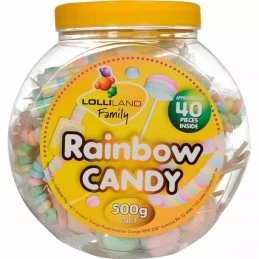 Rainbow Candy Jar | Lollies Party Supplies