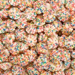 White Chocolate Freckles (1kg) | Lollies Party Supplies