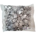 Foiled Silver Chocolate Hearts (1kg)