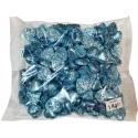 Foiled Blue Chocolate Hearts (1kg)