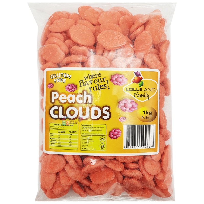 Pink Peach Clouds (1kg) | Lollies Party Supplies