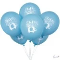 Blue Baby Elephant Baby Shower Balloons (Pack of 8)