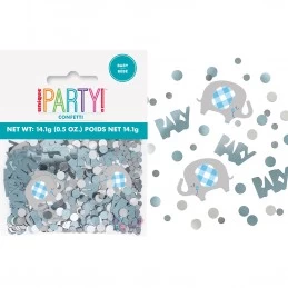 Blue Baby Elephant Confetti | Blue Baby Elephant Party Supplies