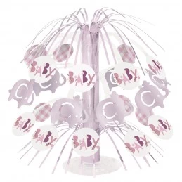 Pink Baby Elephant Cascade Centrepiece | Pink Baby Elephant Party Supplies