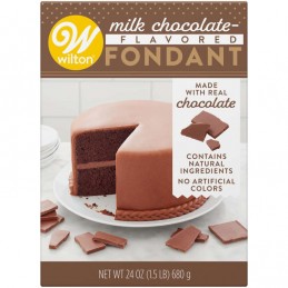 Wilton Milk Chocolate Flavoured Fondant 680g | Wilton Party Supplies