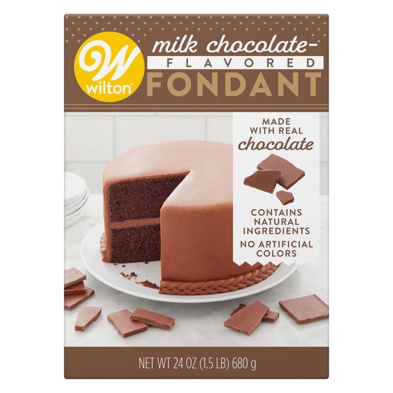 Wilton Milk Chocolate Flavoured Fondant 680g Wilton Milk Chocolate Flavoured Fondant 680g