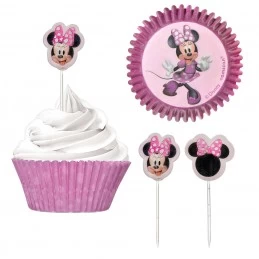 Minnie Mouse Cupcake Decorating Kit (Set of 48) | Minnie Mouse Party Supplies