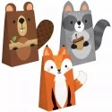 Woodland Animals Paper Treat Bags (Pack of 8)