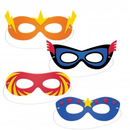 Superhero Party Masks (Pack of 4) | Avengers Party Supplies