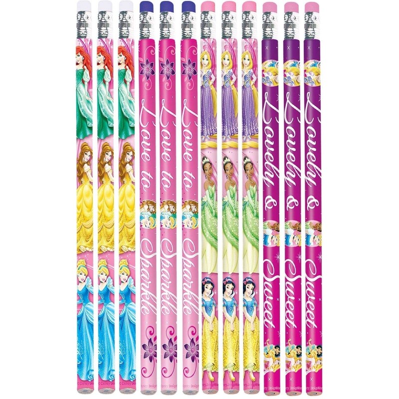 Disney Princess Pencils (Pack of 12) | Discontinued Disney Princess Pencils (Pack of 12) | Discontinued
