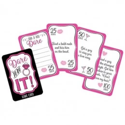 Team Bride Dare to Do It Bachelorette Party Game | Hens Night Party Supplies