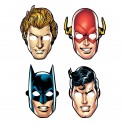 Justice League Party Masks (Pack of 8)