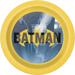 Batman Small Paper Plates (Pack of 8)