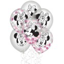 Minnie Mouse Confetti Balloons (Pack of 6)