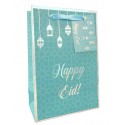 Teal & Iridescent Eid Mubarak Gift Bag