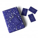 Blue Eid Mubarak Gift Wrapping Paper & Tag