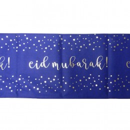 Eid Mubarak Fabric Table Runner | Eid Decorations | Ramadan Decorations