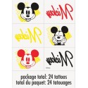 Mickey Mouse Tattoos (Set of 24)