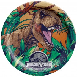 Jurassic World Large Plates (Pack of 8)